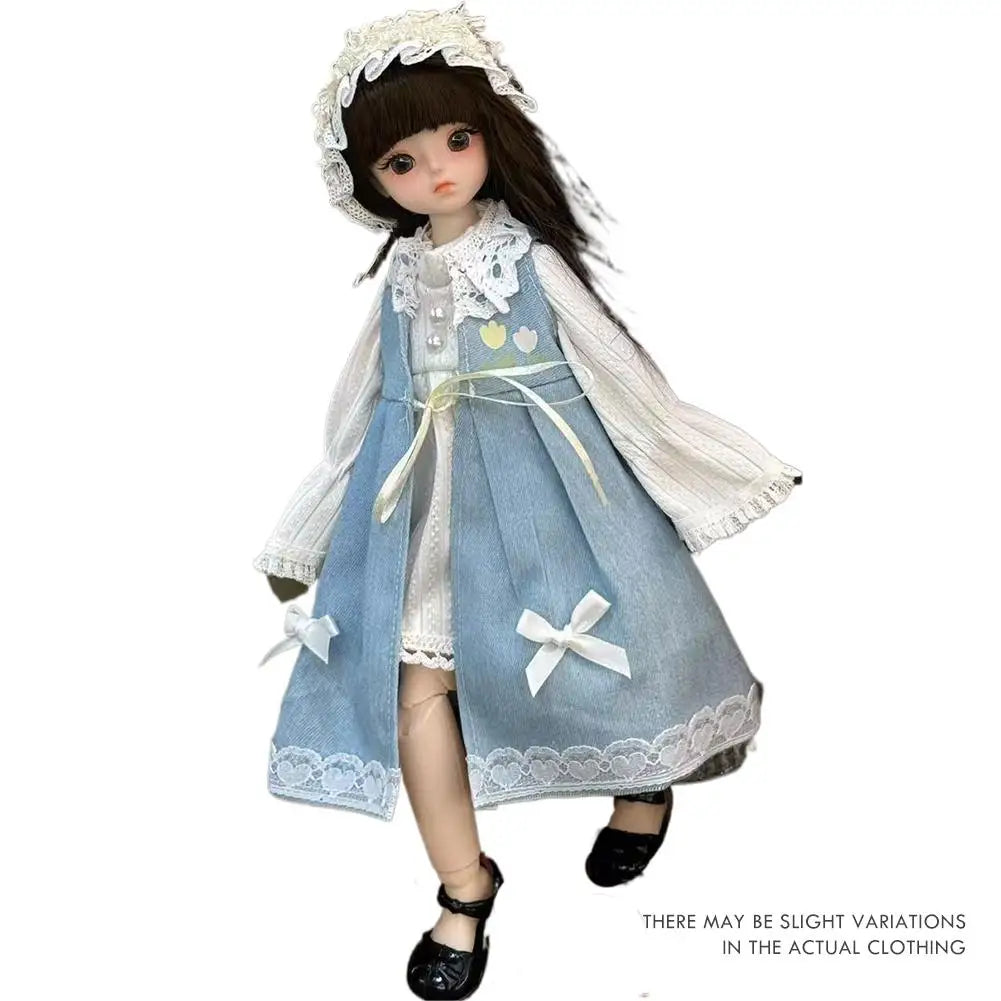 30cm 1/6 BJD Doll Clothes Changing Princess Skirt Set BJD Baby Dress Change Set Lady Princess Doll Accessories (without Doll) Oasis Select 01