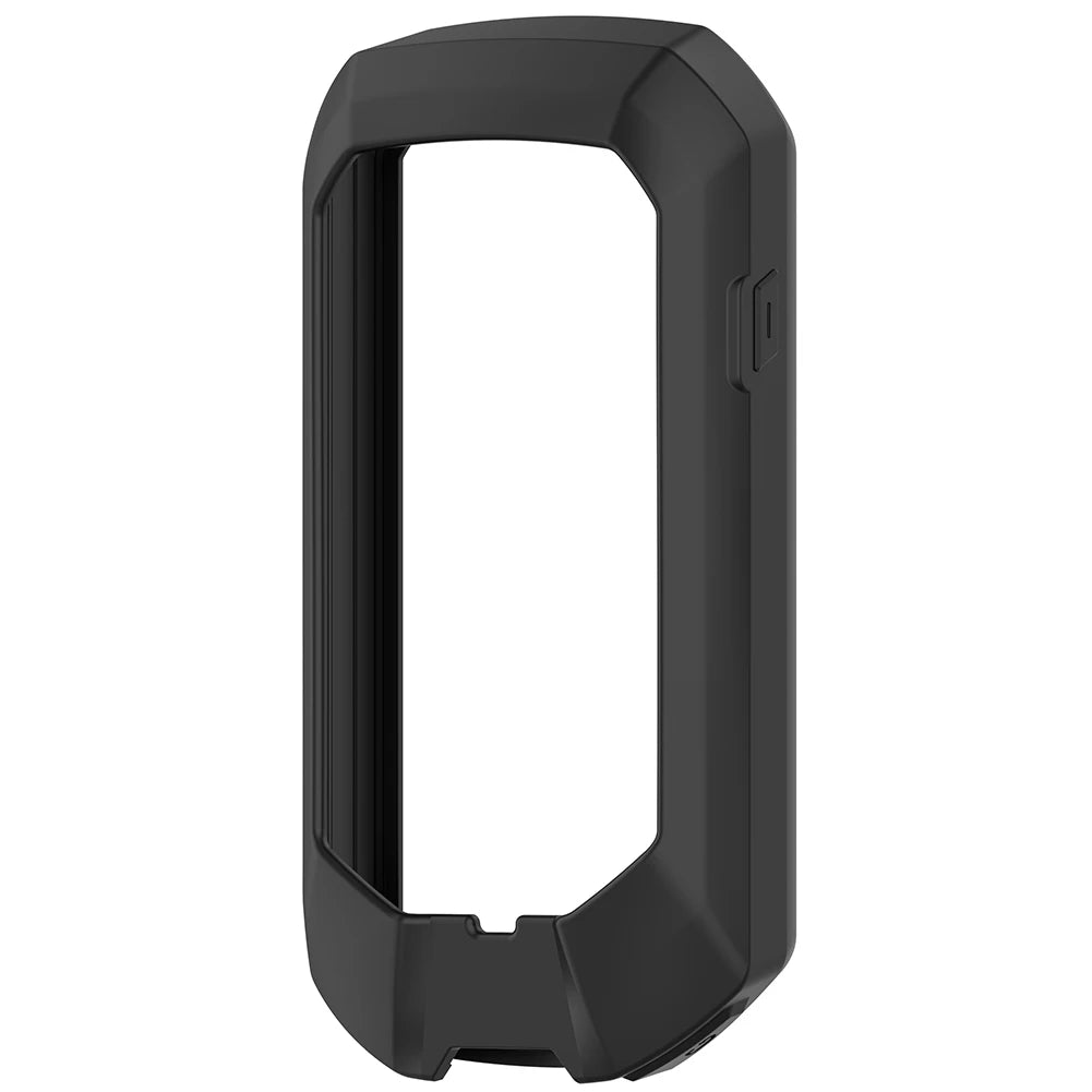 Half Pack Silicone Protective Case Premium Soft Silicone Protective Case For Garmin Edge 1040 - Anti-Scratch And Fall Prevention Oasis Select Black