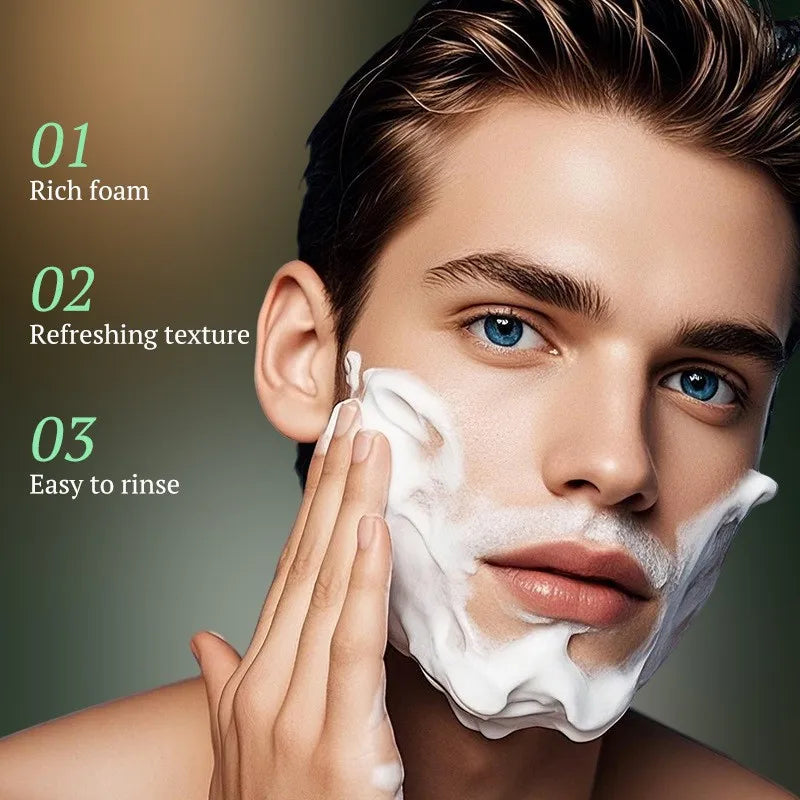 Men's Shaving Foam 60ml – Softening Dense Lather for Smooth Shave