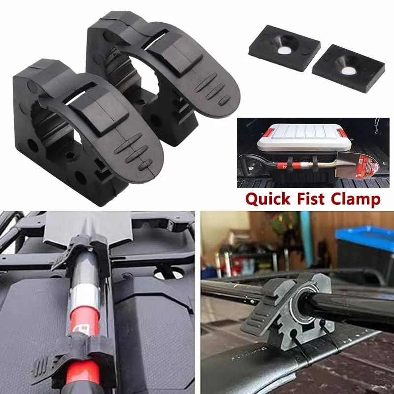 Quick Fist Clamp for Mounting Equipment Tools Auto Offroad Truck Trailer RV Boat ATV UTV Home Accessories 1.18in-1.42in Diameter Oasis Select