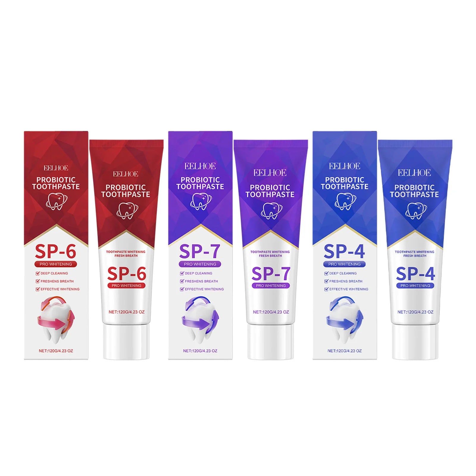 EELHOE Probiotic Toothpaste SP-6 – Whitening & Tartar Removal Probiotic Toothpaste Oasis Select three in One