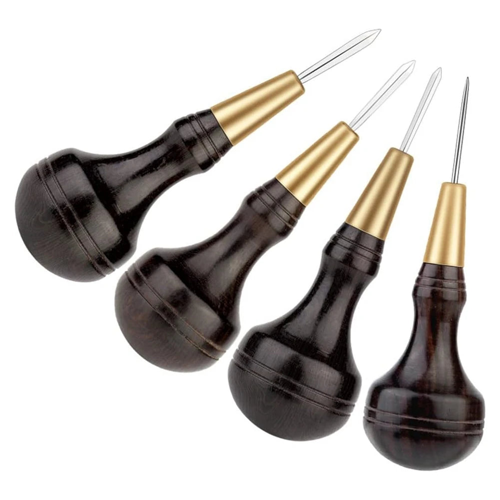 LIKE WISH Handmade Leather Goods DIY Sandalwood Diamond Awl Rosewood Diamond Cone Leather Awl Diamond Cone Oasis Select