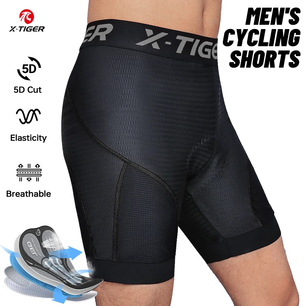 X-TIGER Cycling Shorts Breathable Mesh Cycling Underwear Gel Pad Shockproof MTB Bike Shorts Dropshipping Bicycle Underwear Oasis Select