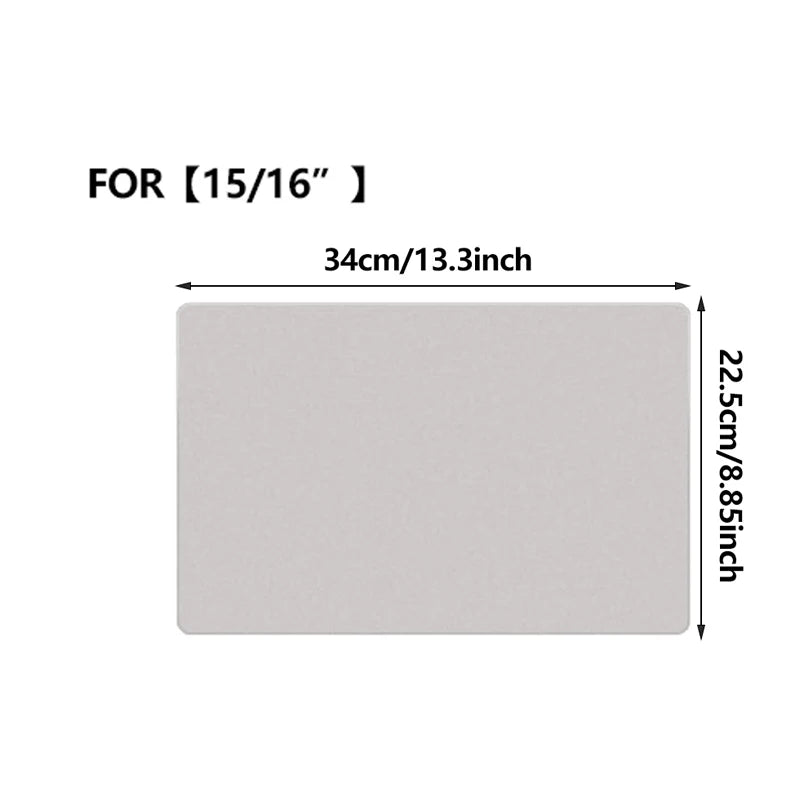 Dustproof Inner Protective Cloth for Mac Notebook Anti Scratch Keyboard Screen Liner Wiping Pad Laptop Care Accessory Gift Oasis Select For 15-16 inch