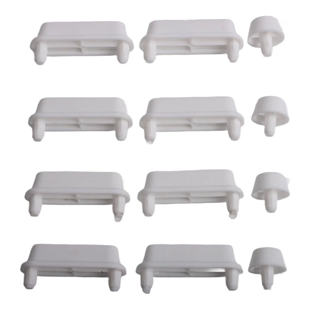 12pcs Toilet Seat Buffer Set Plastic Shock Absorber Toilet Seat Bumpers Toilet Seat Lid Pads Replacement Parts Oasis Select