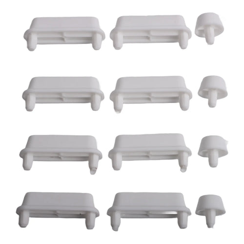 12pcs Toilet Seat Buffer Set Plastic Shock Absorber Toilet Seat Bumpers Toilet Seat Lid Pads Replacement Parts Oasis Select