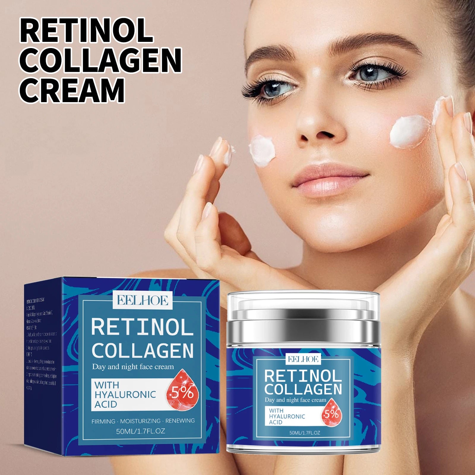 Eelhoe Retinol Anti-Aging Face Cream – Wrinkle & Pore Care