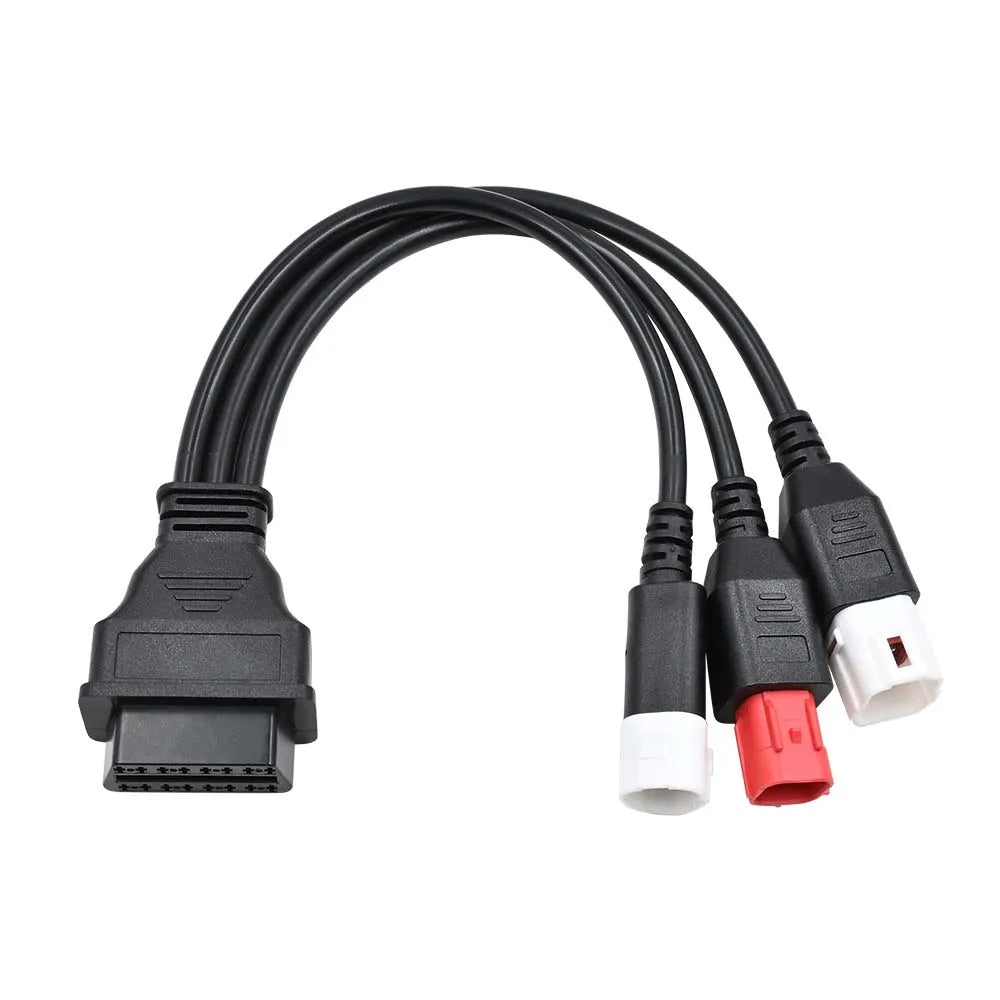 Motorcycle OBD2 Adapter 3/4/6 PIN – Yamaha & Honda Diagnostic OBD2 Diagnostic Adapter Oasis Select 3pin 4pin 6PIN