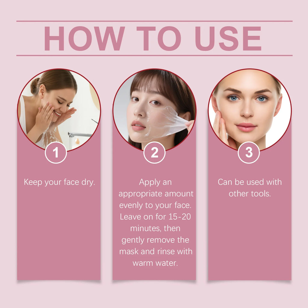 Viareline Collagen Peel Off Facial Mask Removes Blackheads Deeply Moisturizes Shrinks Pores Smoothes Fine Lines Brightens Skin Oasis Select