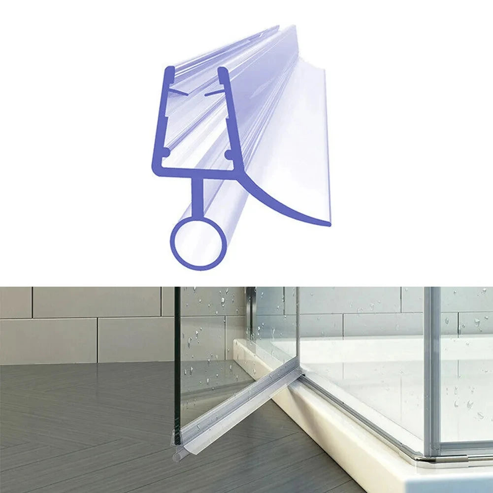 4-6mm Up to 30mm Gap Bath Shower Screen Door Seal Strip Weatherstrip Seal Shower Door Seal Water Deflector Bathroom Accessories Oasis Select