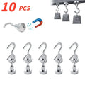 10Pcs Strong Magnetic Hooks Punchfree Practical Load Bearing HookThick Wall StorageFor Home Kitchen Oasis Select 10PCs 10PCs