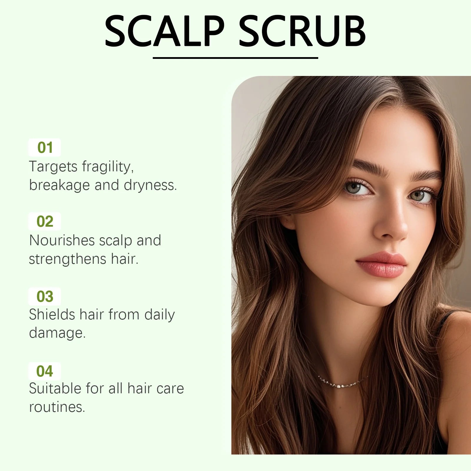 Tea Tree Scalp Scrub Anti-Dandruff Oil Control Refreshing Fluffy Anti-Breakage Soothing Nourishing Hair Deep Cleansing Shampoo Oasis Select