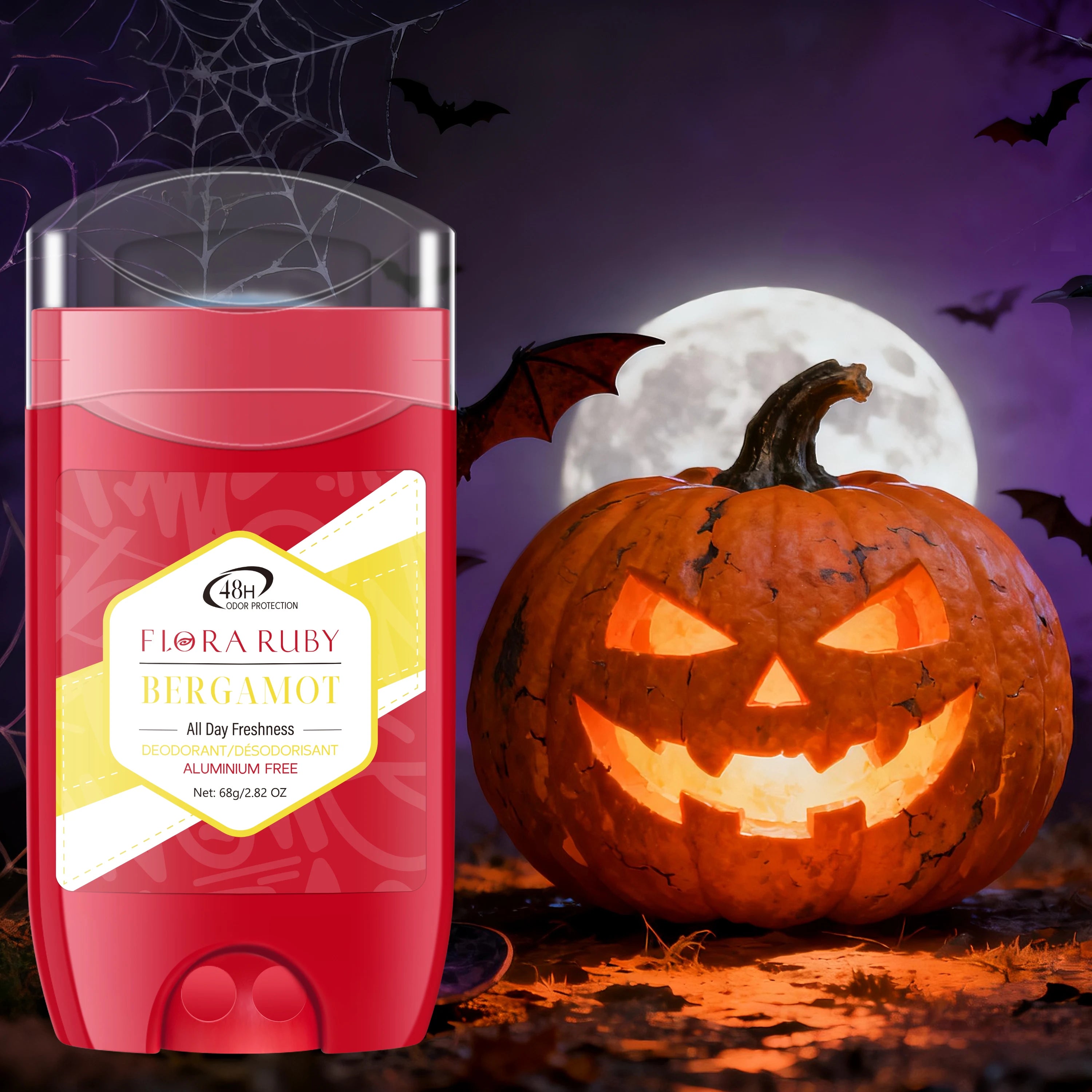 Aluminum-Free Deodorant fragrance deodorant stick for Halloween deodorant stick 48-hour refreshing and moisturizing Oasis Select