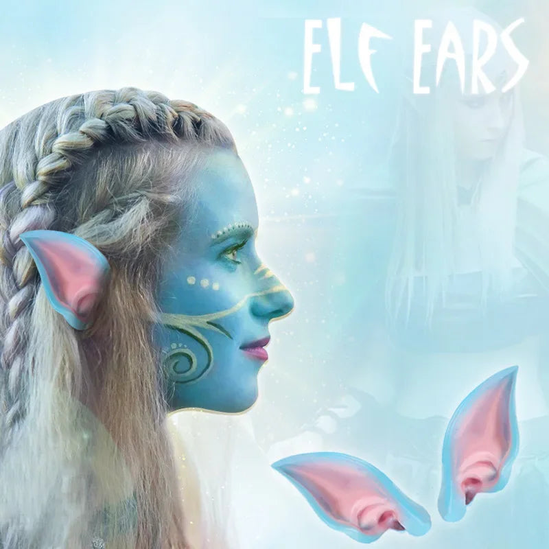 Fairy Ears Costume Accessories of Realistic Simulation Ears for Halloween Dress up Cosplay Masquerade Parties Oasis Select