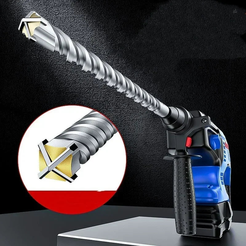 110/150/200mm Electric Hammer Drill Bits Cross Type Tungsten Steel Alloy SDS Plus for Masonry Concrete Rock Stone Oasis Select