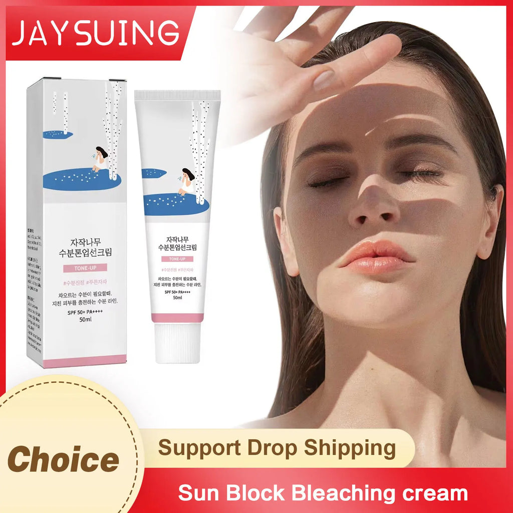 Sunscreen Spf 50+ Pa+++ Uv Protection Isolation Sunblock Refreshing Brightening Hydrating Waterproof Makeup Whit-ening Sun Cream Oasis Select