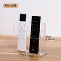 1pc acrylic multi grid remote control storage box wall mounted TV air conditioning remote control desktop organizer Oasis Select Two grid
