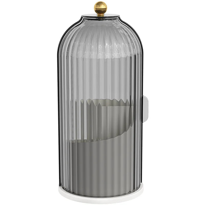 Bird Cage Pen Holder Storage Rack Dustproof Divider Desktop Cosmetic Storage Box Rotating Storage Container Dresser Oasis Select