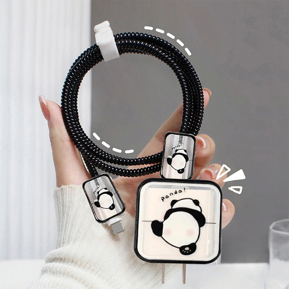 Emoji TPU Cable Protector for iPhone 15 14 13 | PD Fast Charge