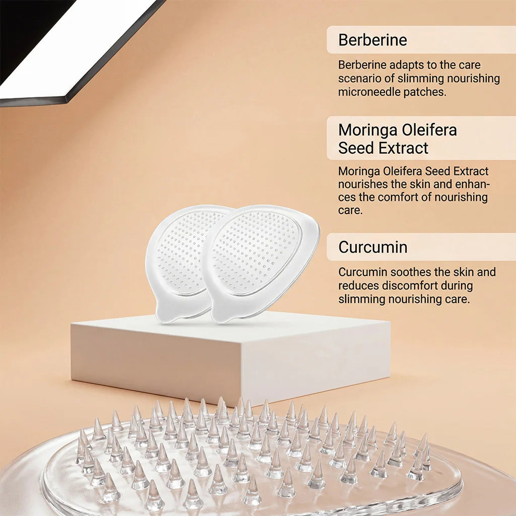10-in-1 Moringa Microneedle Patch Show graceful lines and protect the skin all over the body for daily personal care Oasis Select