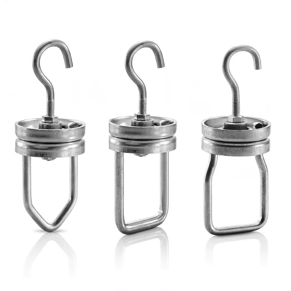 Rotating Spinner Hooks Heavy Duty Rotating Spinner Hooks Steel Painting Powder Coating Swivel Hook For Sandblasting Coating Oasis Select