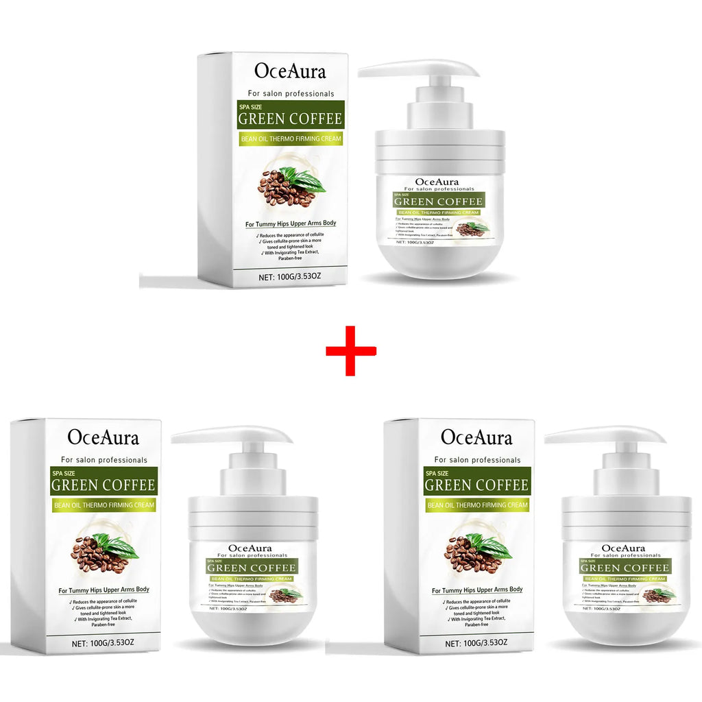 OceAura Retinol Anti-Aging Face & Body Moisturizer Cream 100g Anti-Aging Moisturizer Oasis Select Green Coffee X 3PCS