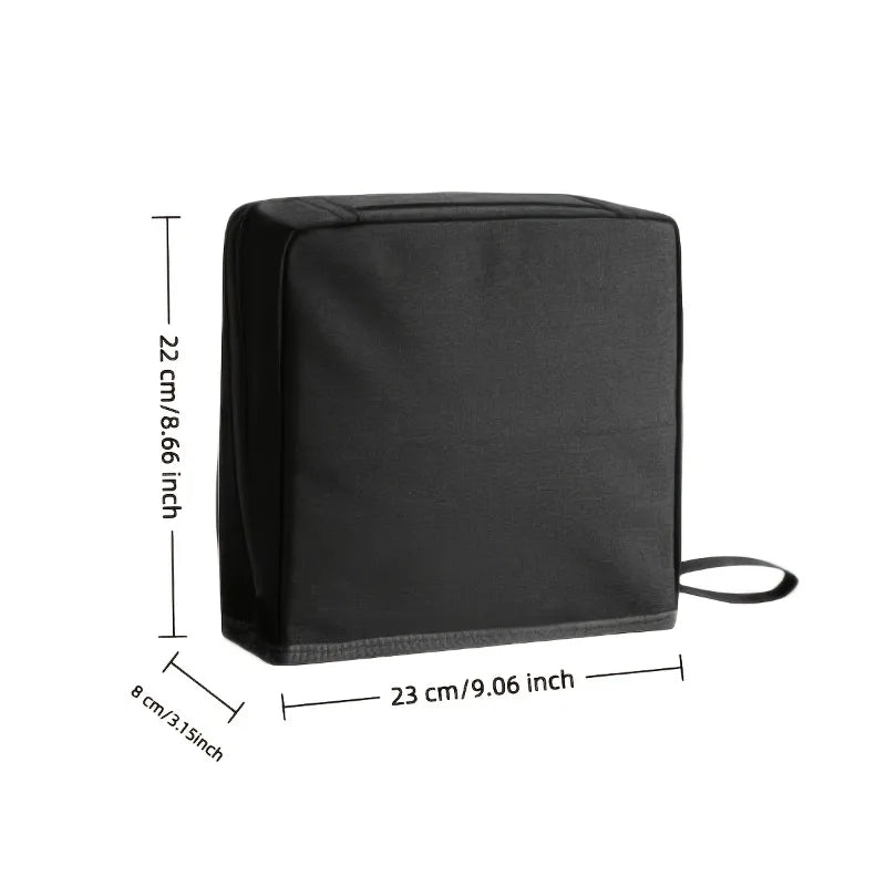 Large Capacity Vertical Makeup Bag,Multi-functional Cosmetic Organizer with Multiple Compartments for Travel &Business,Portable Oasis Select black