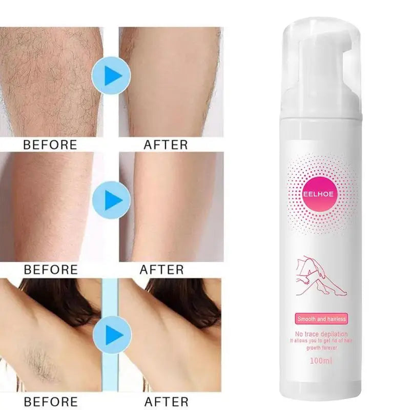 New 30ml/100ml Hair Removal Foam Cream Mousse Spray Body Removal Pain Hair No Irritating Convenient Not Spray Harm Bikini Oasis Select