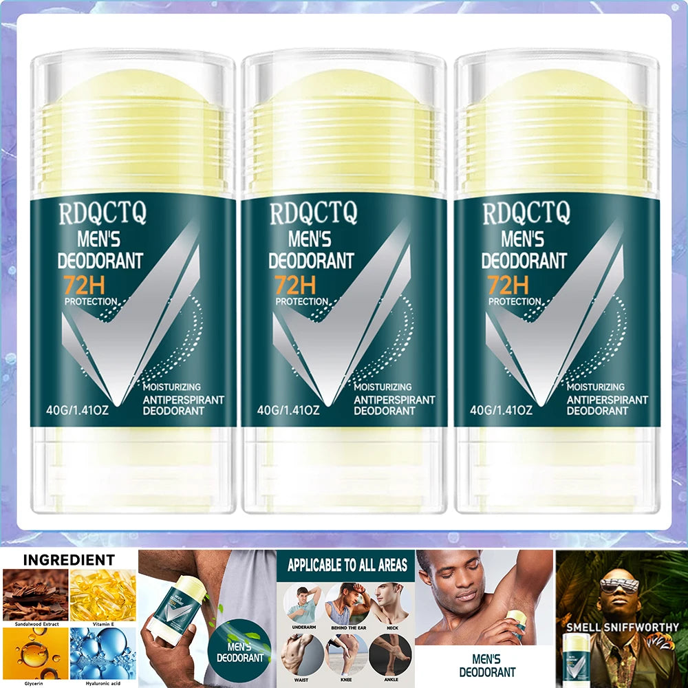 Men's Antiperspirant Deodorant Stick – Aluminum-Free, 40g Antiperspirant Deodorant Oasis Select 40g 3pcs
