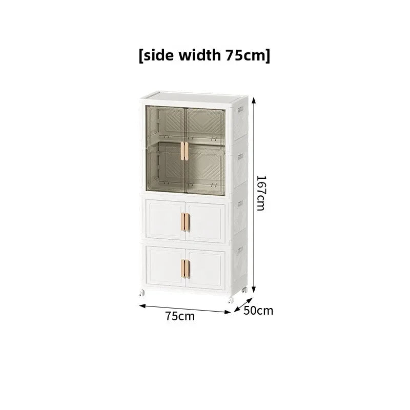 Multi-functional Wardrobe baby clothes storage box household large-capacity locker Oasis Select 75cmB