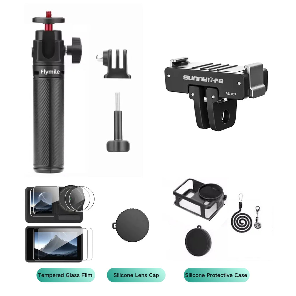 Desktop Selfie Stick & Tripod Extension Pole for DJI Action 6