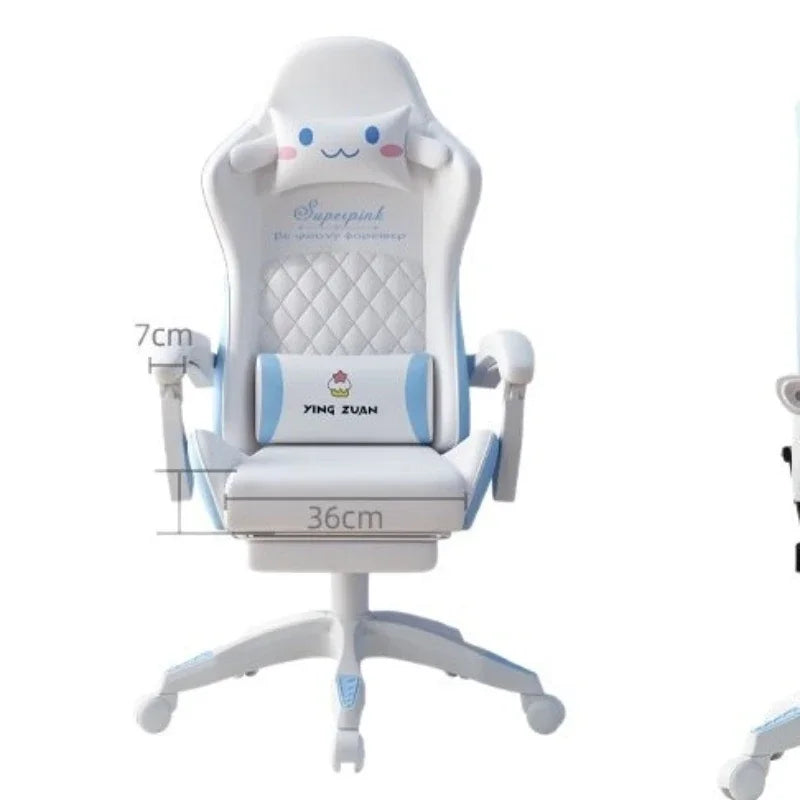 Computer chair household e-sports chair girls bedroom live streaming host chair live game sedentary lifting backrest seat Oasis Select