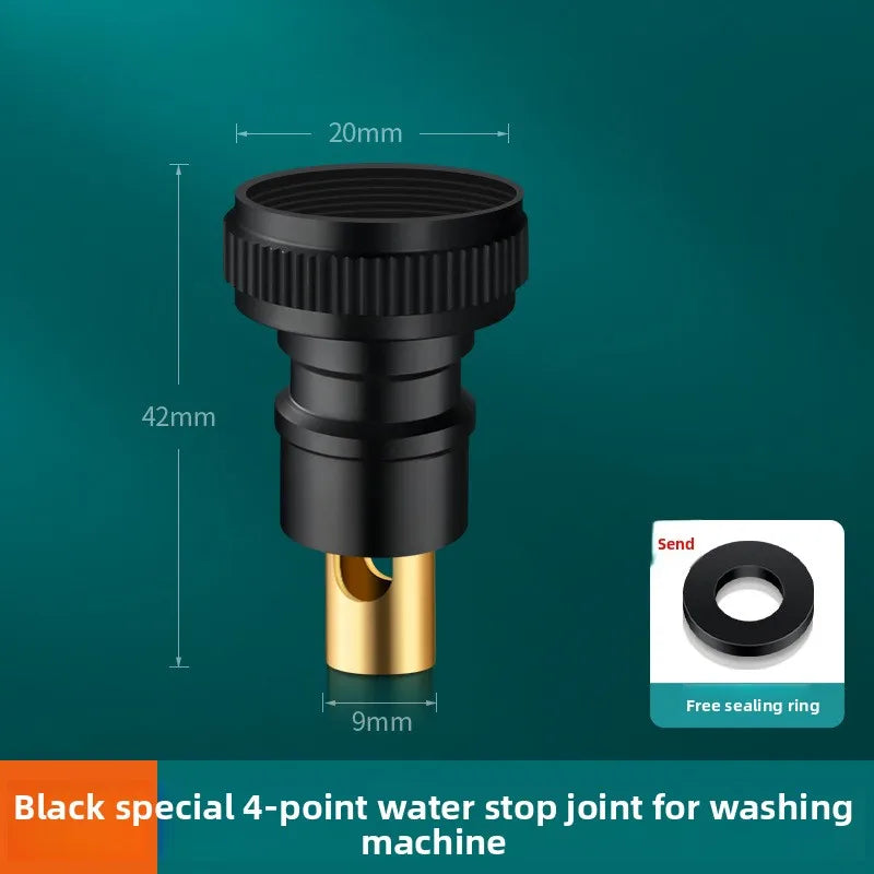 3/4" 1/2''Thread Connector Faucet Hose Tap Water Adapter Quick Connector Water Pipe Fittings Home Replacement Accessory Oasis Select B