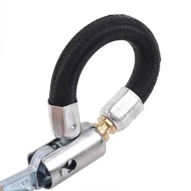 10 20 40 60cm Car Tire Inflator Hose Inflatable Air Pump Extension Tube Adapter Twist Tyre Connection Locking Air Chuck Oasis Select