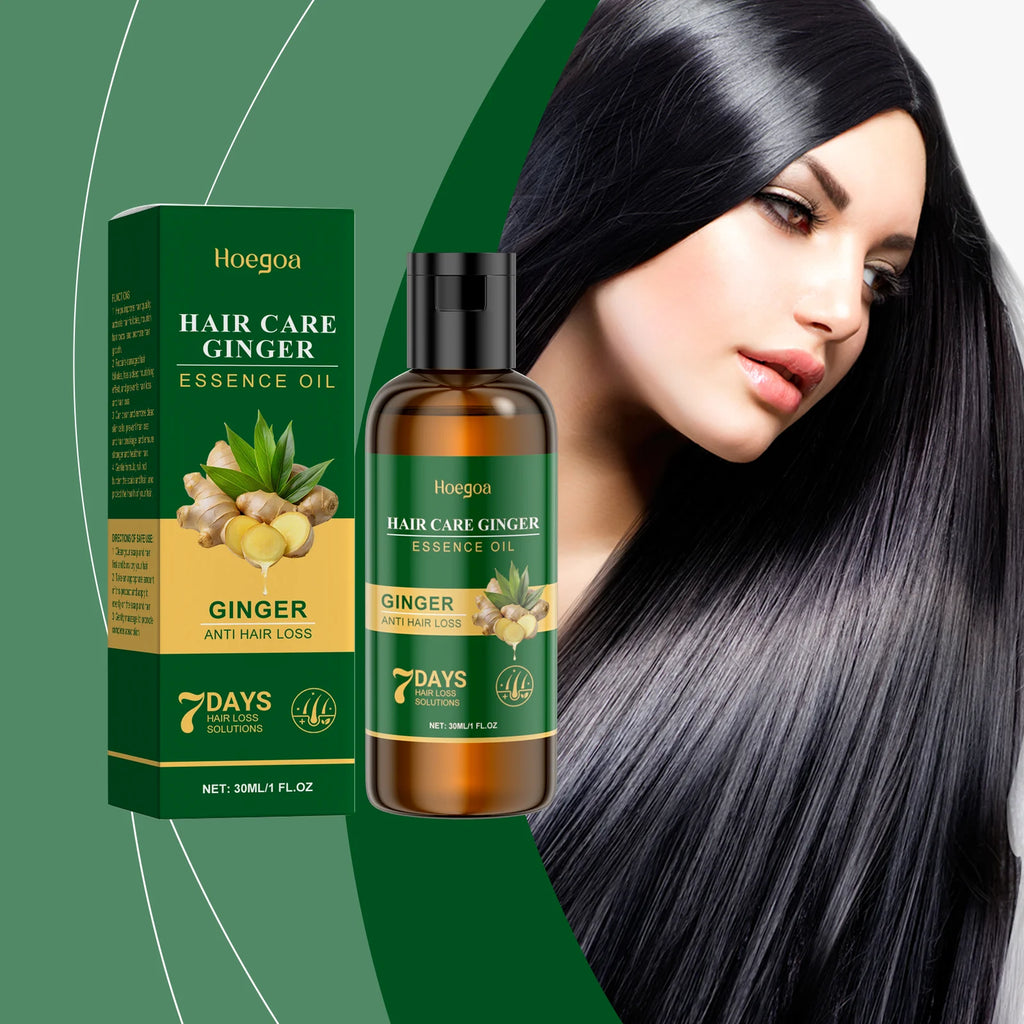 Ginger Anti Loss Shampoo Hair Strengthen Restore Damaged Oil Control Cleansing Dandruff Moisturizing Smooth Hair Growth Shampoo Oasis Select