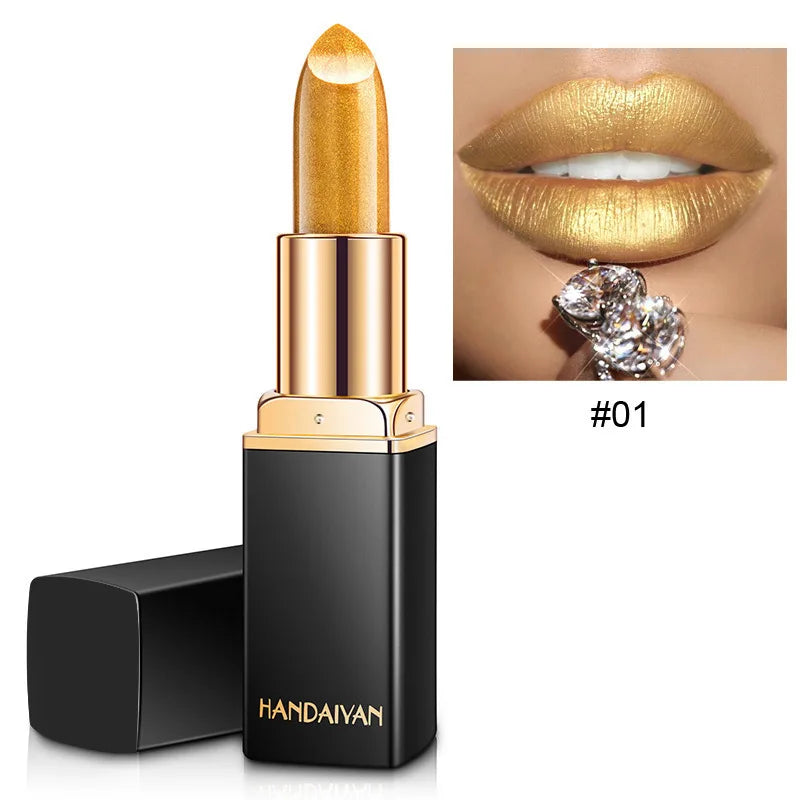Handaiyan Metallic Color-Changing Lipstick – 9 Shades