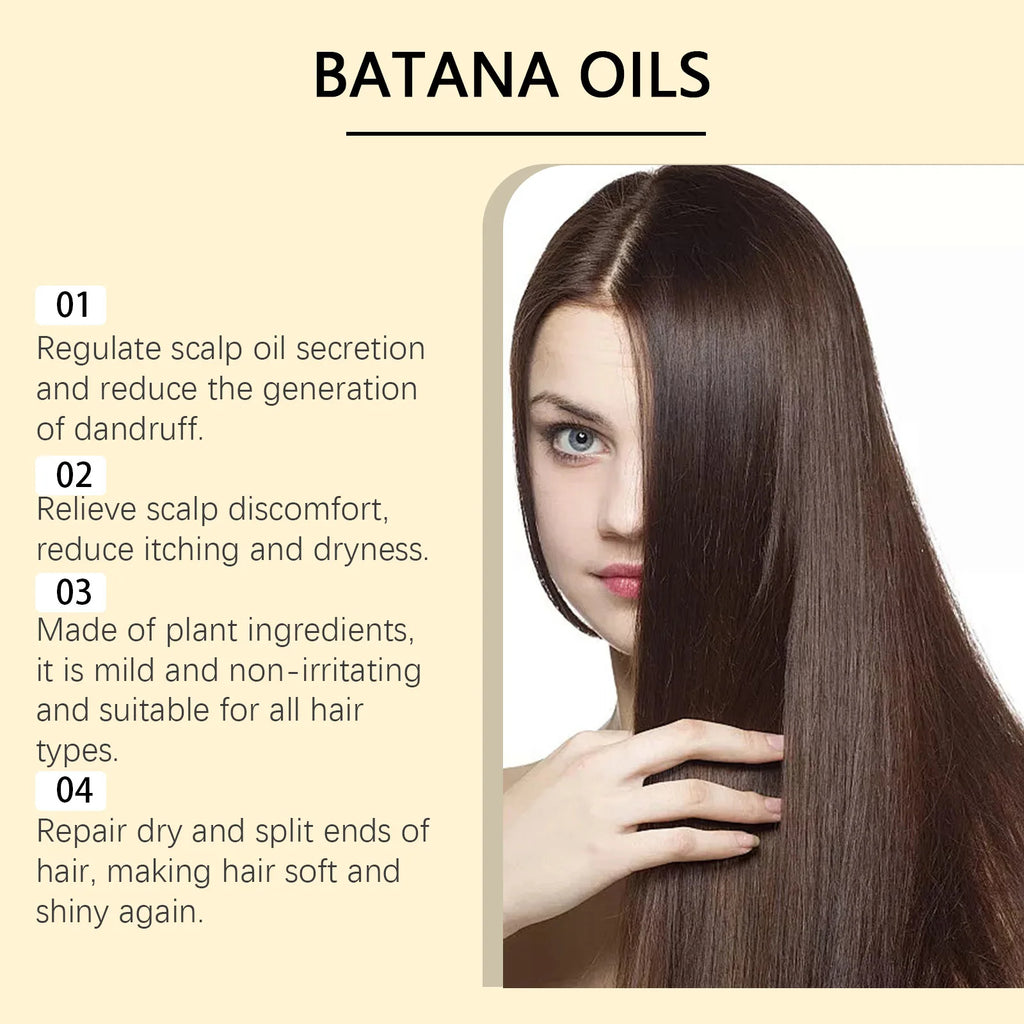Batana Hair Oil Rosemary Hair Growth Nourishes Hair Follicle Strengthens Roots Anti Loss Repair Dry Hair Regrowth Scalp Care Oil Oasis Select