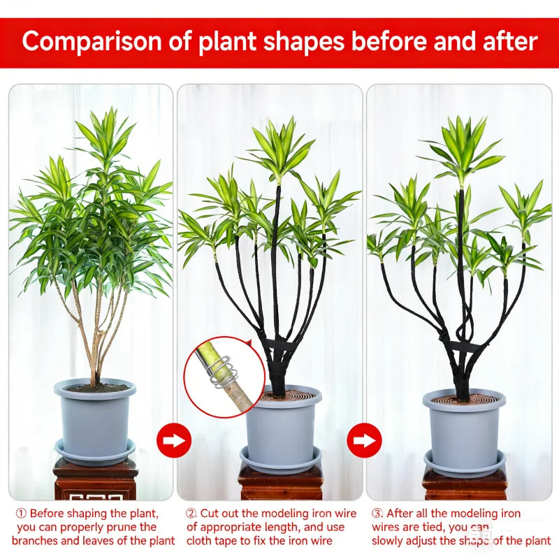 Garden Bonsai Shape Iron Wire Flower Pot Shaping Tool for Bonsai Shaping Garden DIY Industrial Metal Craft Projects‌ Supplies Oasis Select