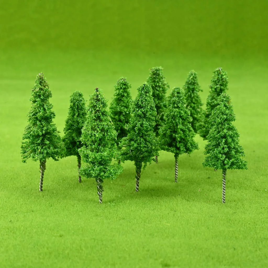 20Pcs Miniature Trees Height 5.4cm Fits for Railway Model Trees,Micro Scene Layout Fits for Decorating Living Rooms,Desktops Oasis Select