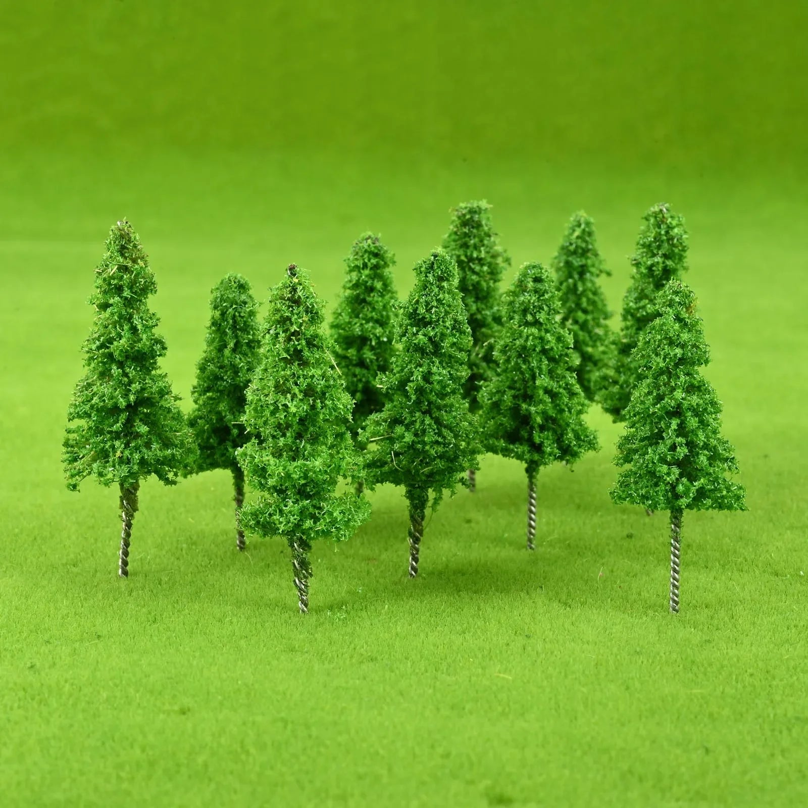 20Pcs Miniature Trees Height 5.4cm Fits for Railway Model Trees,Micro Scene Layout Fits for Decorating Living Rooms,Desktops Oasis Select
