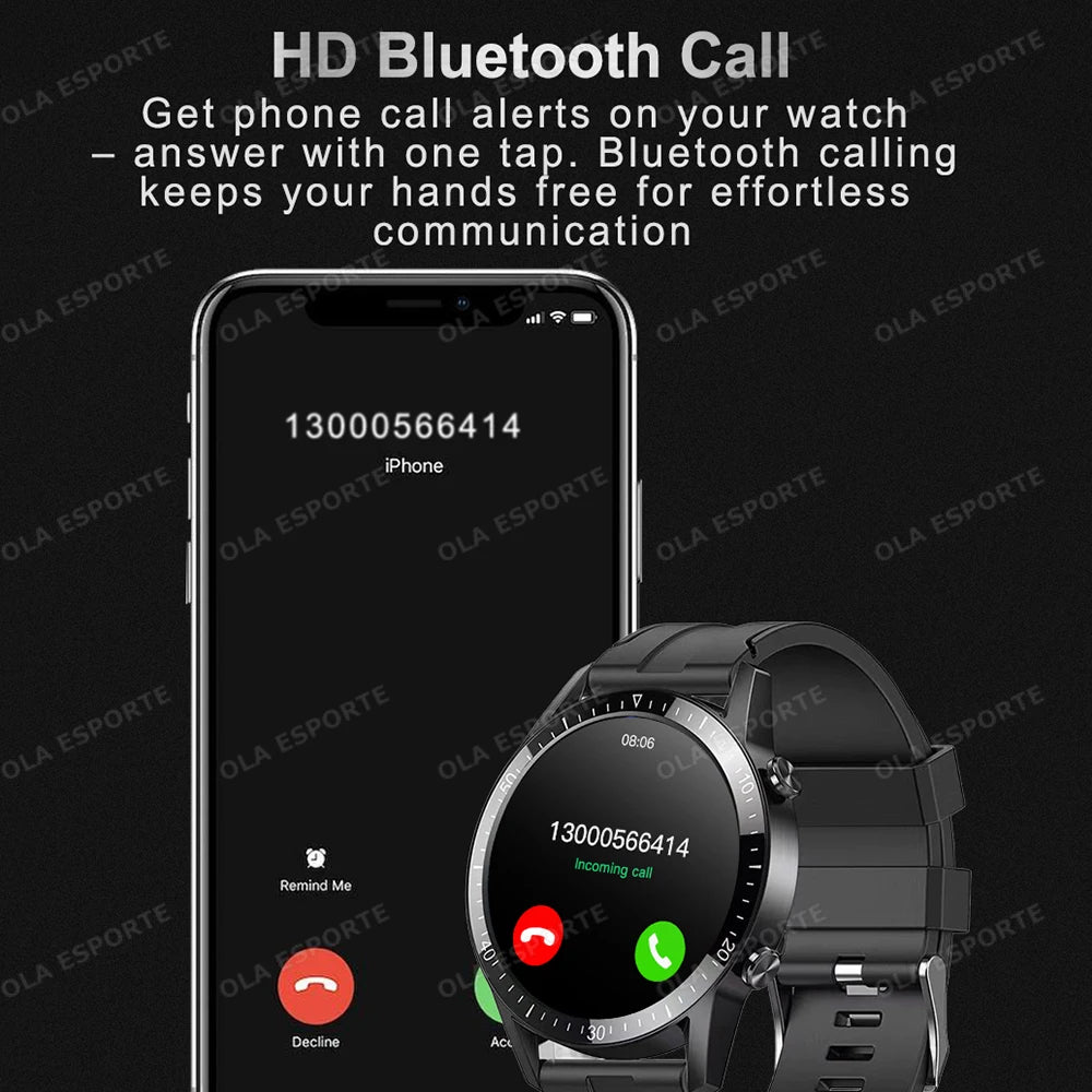 Ola Esporte 1.5" Smart Watch – Bluetooth Calls, GPS & Fitness