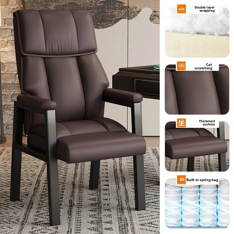 Mahjong Chair Chess Room Seat Comfortable Office Chair Sedentary Conference Chair Oasis Select Buff