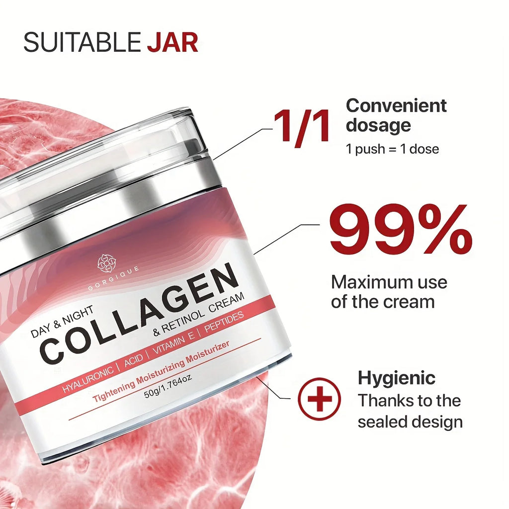 GORGIQUE Collagen Face Cream – Retinol & Hyaluronic Acid Anti-Aging Face Cream Oasis Select
