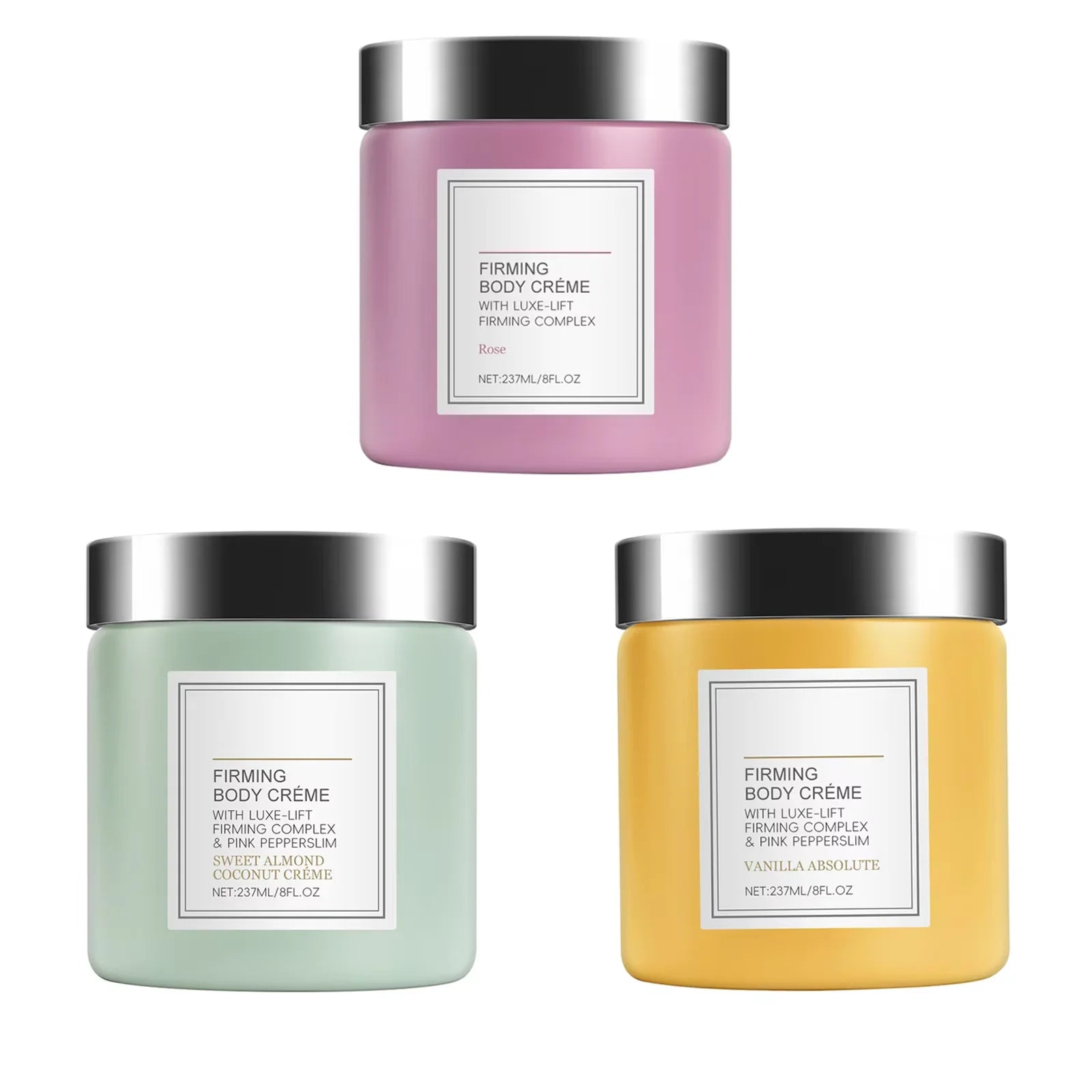 237ml Firming Hydrating Body Cream – Non-Greasy Floral Scent Body Firming Cream Oasis Select 3 in1