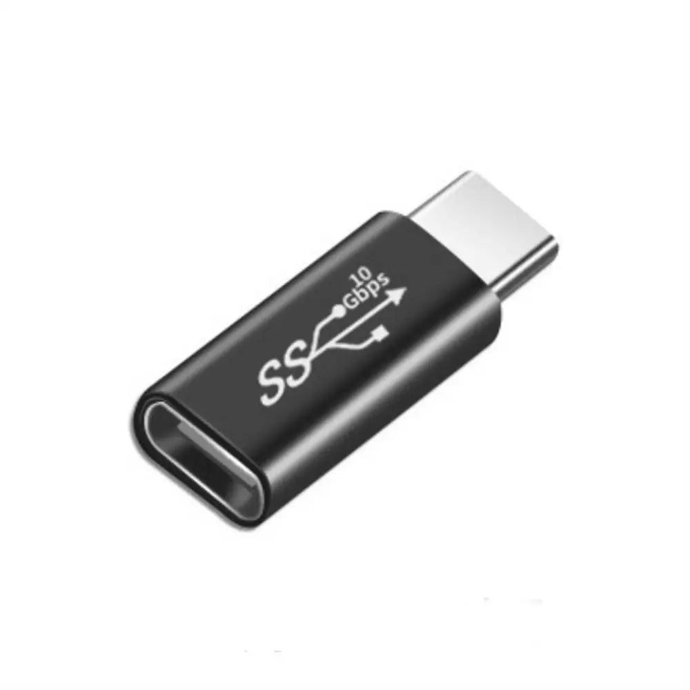 USB Type C Adapter Female to Female 10GBbps Portable Charge Adapter Fast Charging Type-C Extension Cable for Phone Tablet Oasis Select --female to male