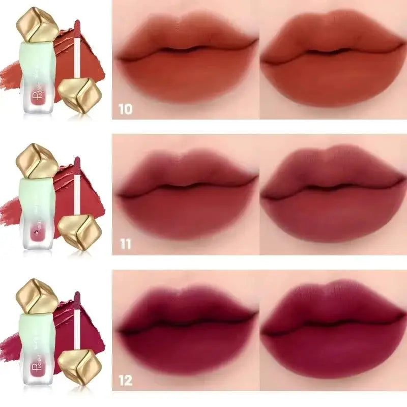Eldridge Matte Liquid Lipstick 12 Colors – Waterproof Velvet Lip Gloss