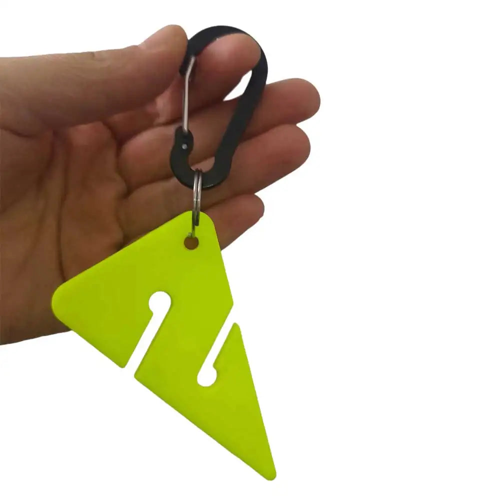 1/2pcs Diving Line Arrow Key Ring Cave Diver Keychain with Carabiner Hook Oasis Select