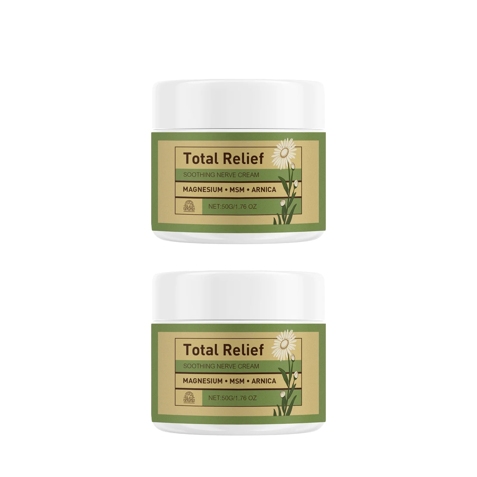 Magnesium Soothing Cream – Muscle Relief, Stress & Moisturizing Magnesium Body Cream Oasis Select 2pcs