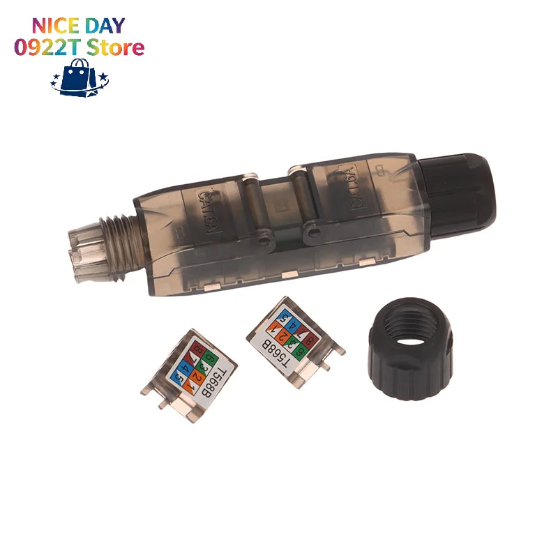Terminal Network Extension Cable Tool-less Extension Connector Network Extender Junction Adapter Connection Box@#X Oasis Select
