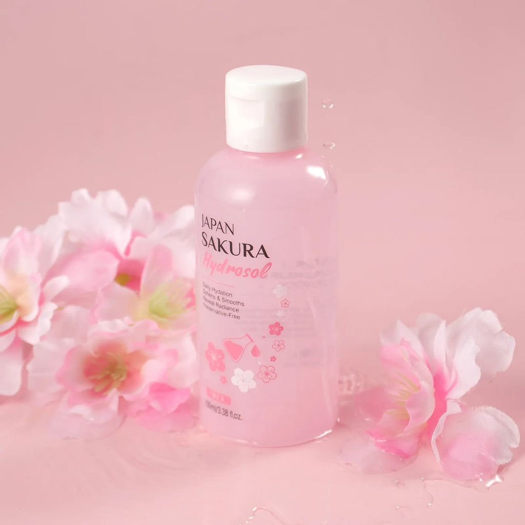 Japanese Sakura Hydrosol Facial Toner 100ml Hydrating Brightening Soothing Face Mist For Uneven Dull Skin Pore Minimizing Oasis Select 1 bottle